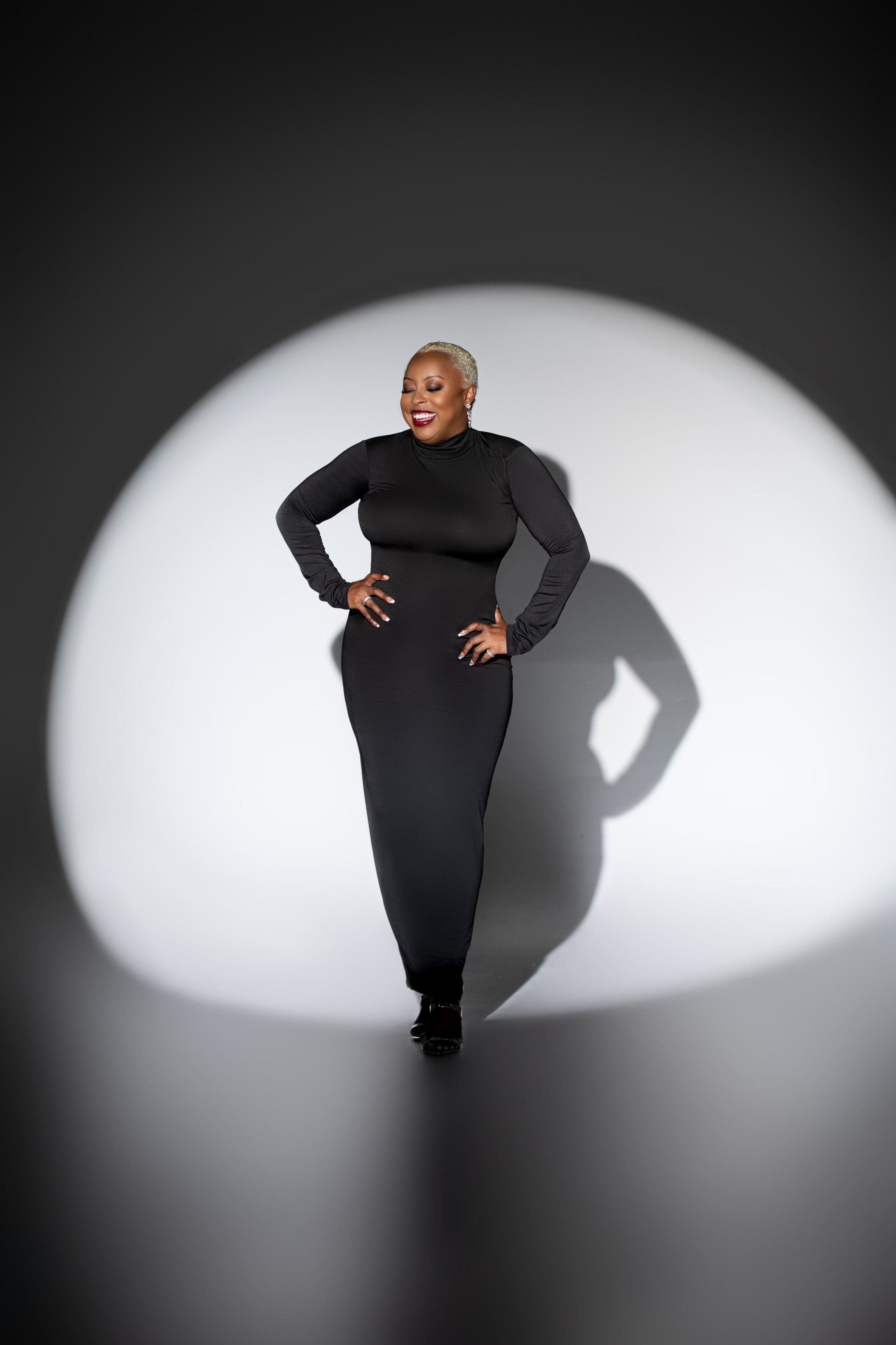 Joelle Phillips, makeup artist, studio portrait